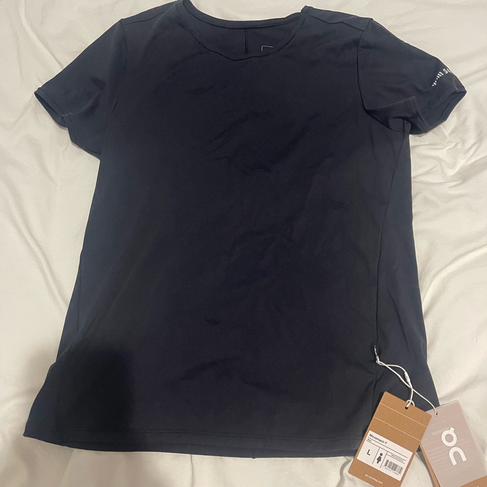 On Running Black T-Shirt